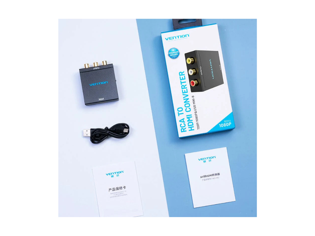 Buy Vention HDMI to RCA Converter - Black Metal in Qatar Buy Vention HDMI to RCA Converter - Black Metal in Qatar